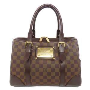 LOUIS VUITTON Brown Damier Canvas Boston Bag